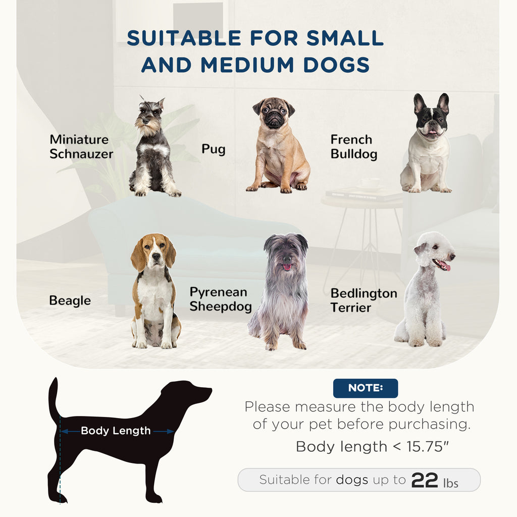 Pet Sofa for Small Dogs with Storage