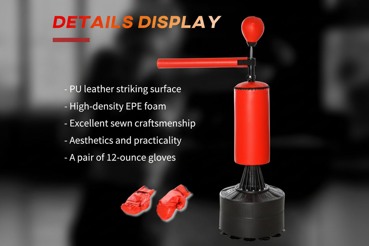 Freestanding Punching Bag with Speed Ball