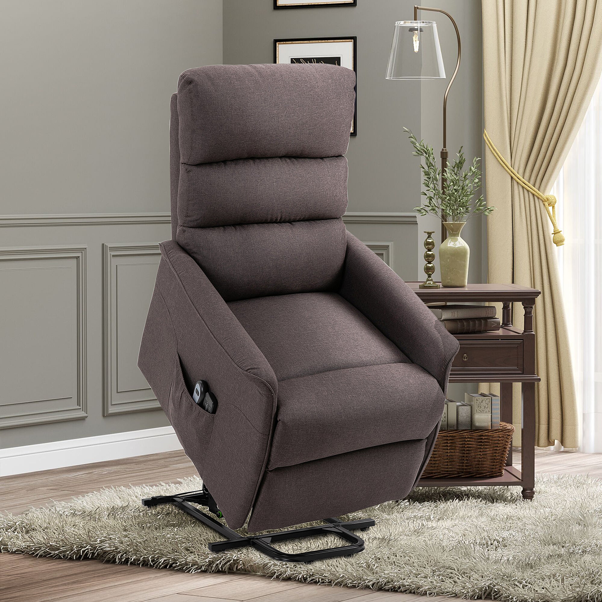 Power Lift Assist Recliner Chair with Remote Control