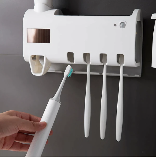 UV Light Sterilizer Toothbrush Holder