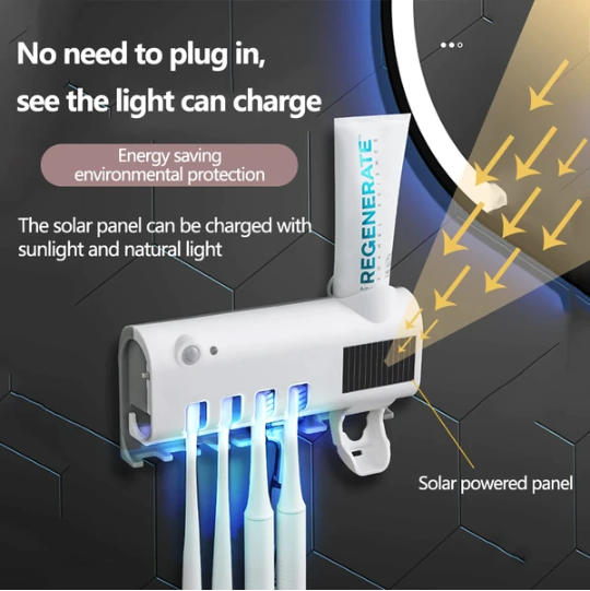 UV Light Sterilizer Toothbrush Holder