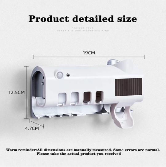 UV Light Sterilizer Toothbrush Holder