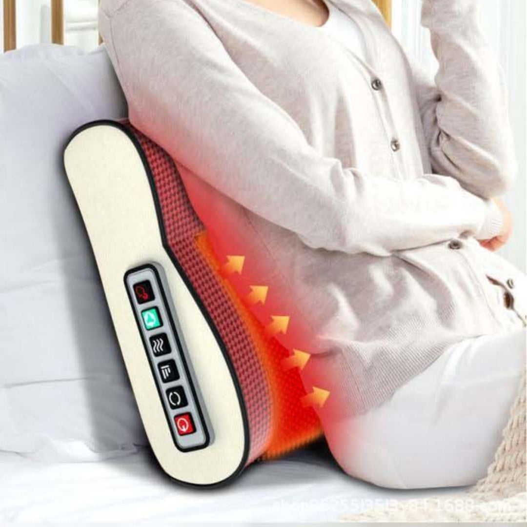 Smart Heating Waist Massager Belt – 3 Gears PU Leather