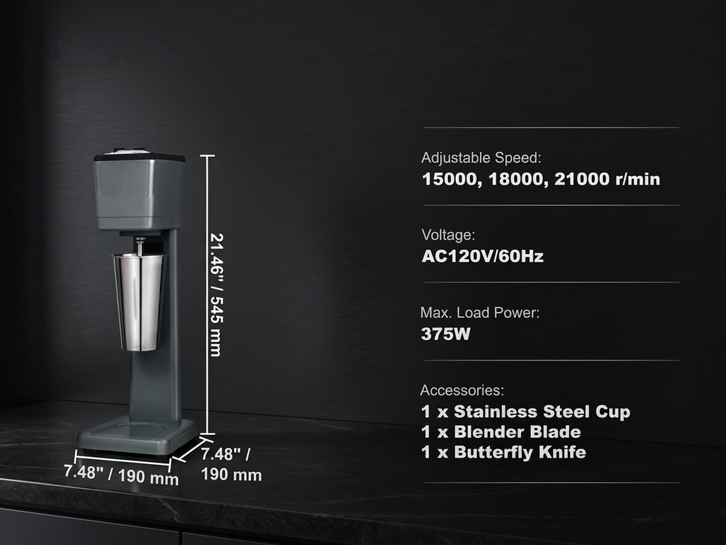 Milkshake Maker Machine, 375W
