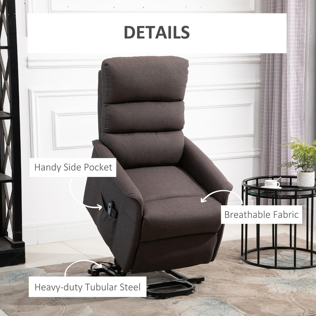 Power Lift Assist Recliner Chair with Remote Control