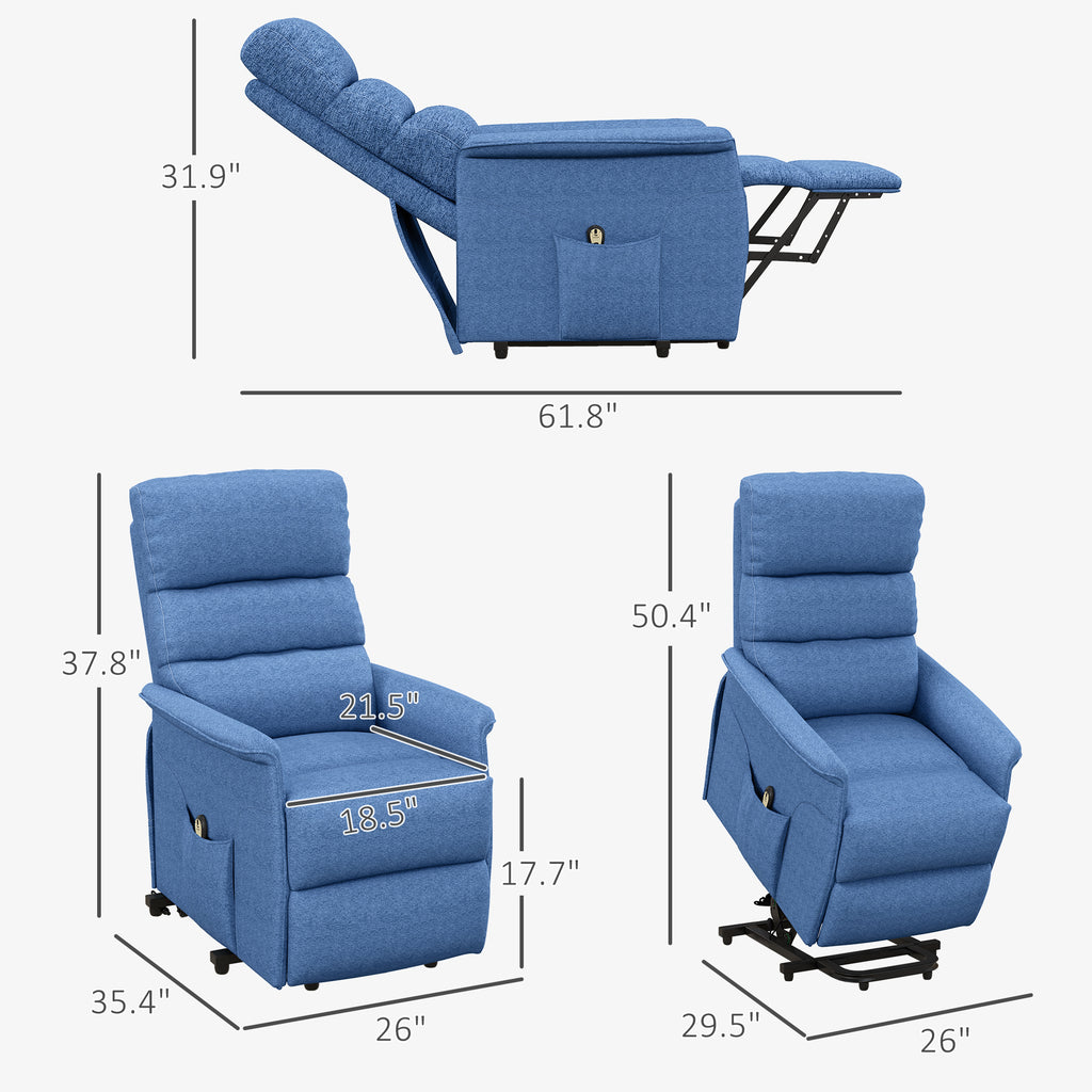 Electric Lift Recliner Chair with Remote Control