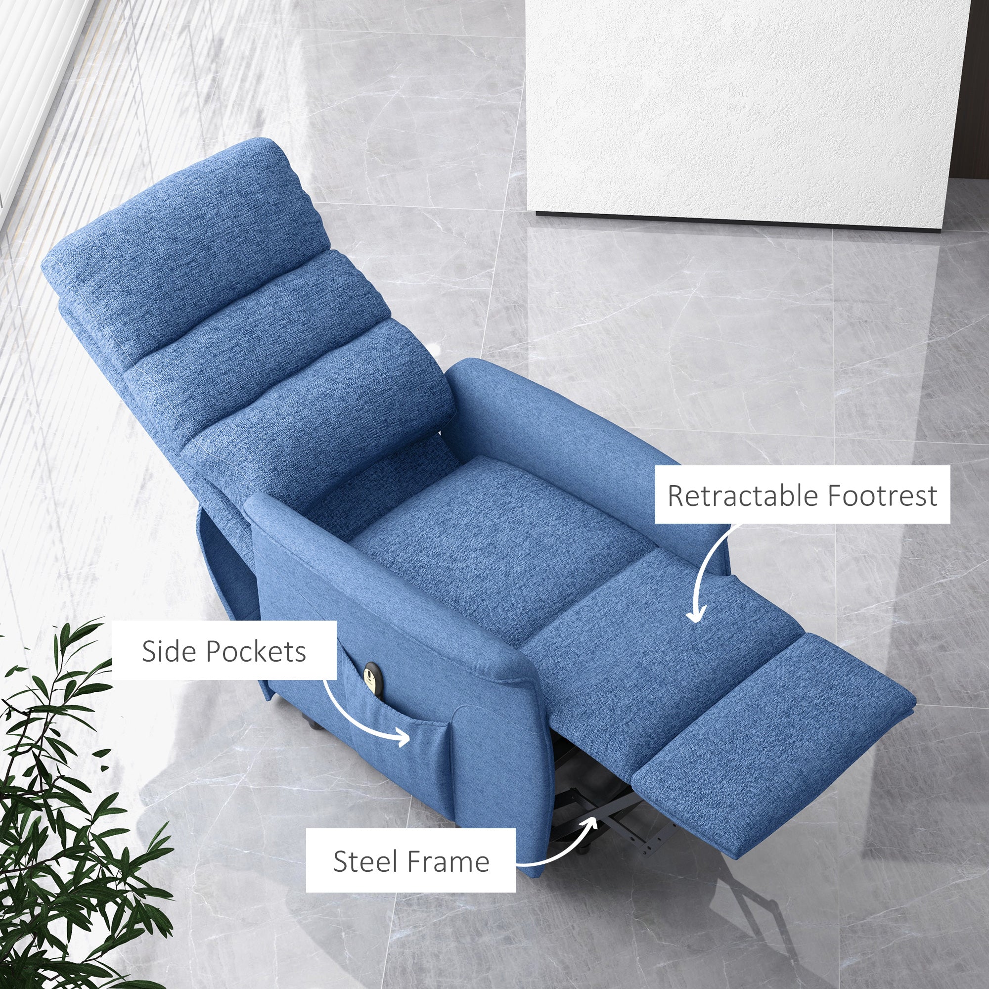 Electric Lift Recliner Chair with Remote Control