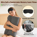 Neck Massager Pillow with Heat & Vibration – Memory Foam