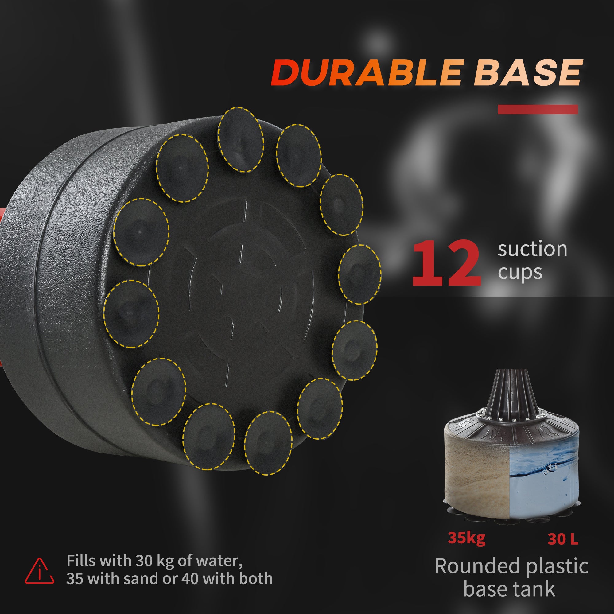Freestanding Punching Bag with Speed Ball