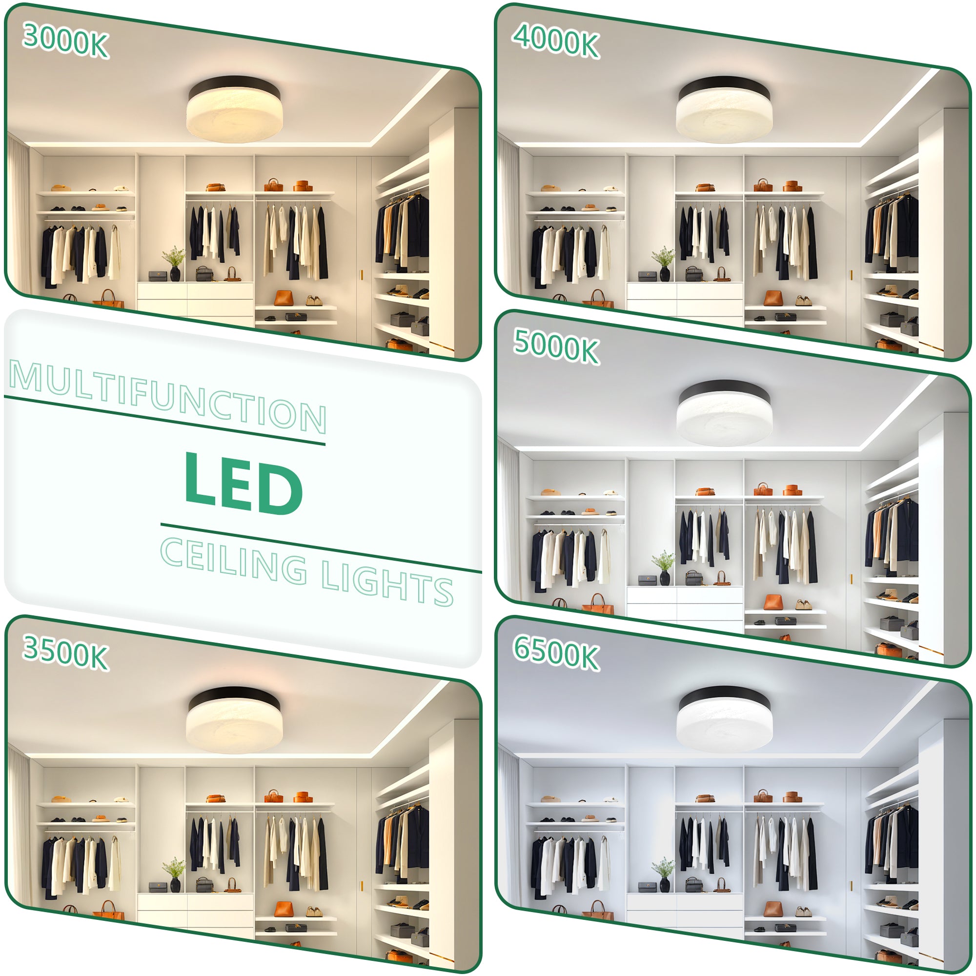 12 Inch LED Ceiling Light, 24W
