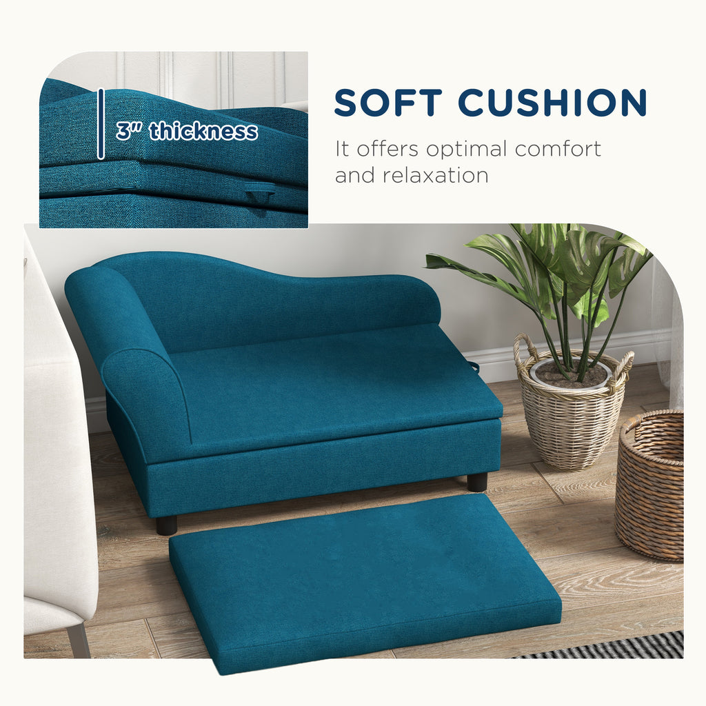 Pet Sofa for Small Dogs with Storage