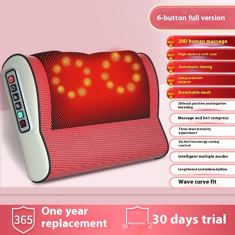 Smart Heating Waist Massager Belt – 3 Gears PU Leather
