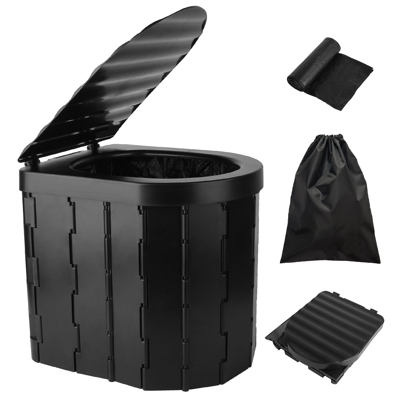 Foldable Emergency Portable Toilet For Camping