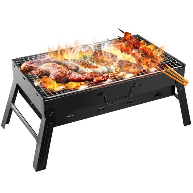 Foldable Portable BBQ Charcoal Grill