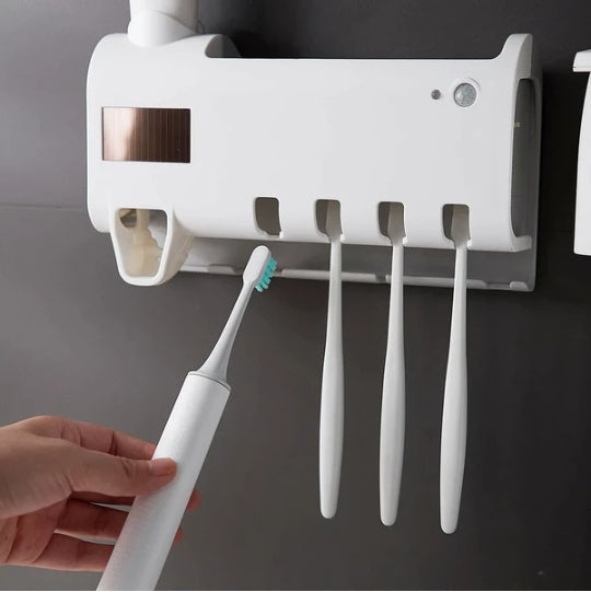 UV Light Sterilizer Toothbrush Holder