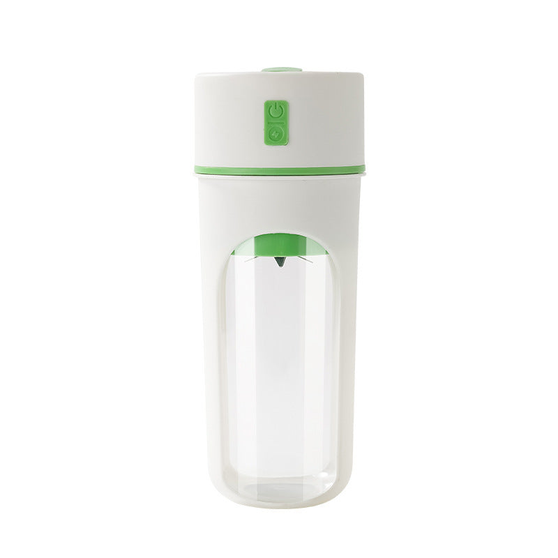Electric Juicer with green accents on a white background