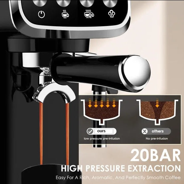 20 BAR Slim Vertical Espresso Machine
