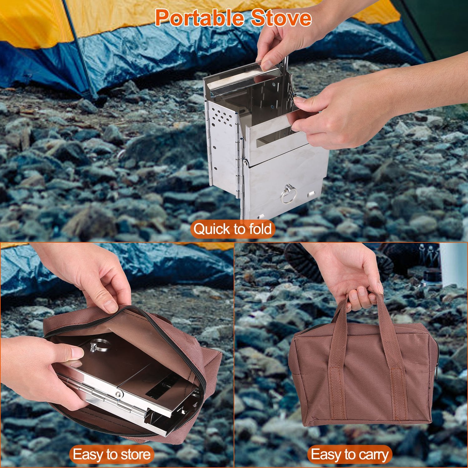 Portable Backpacking Stove For Camping