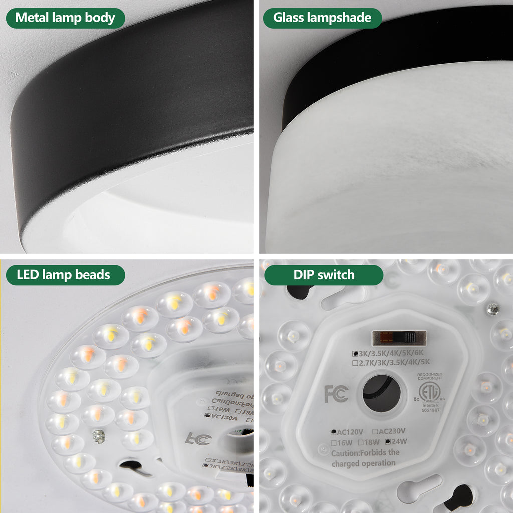 12 Inch LED Ceiling Light, 24W