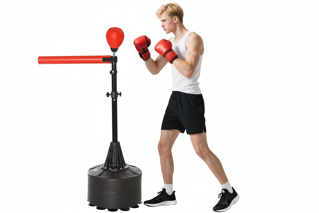 Freestanding Punching Bag with Speed Ball