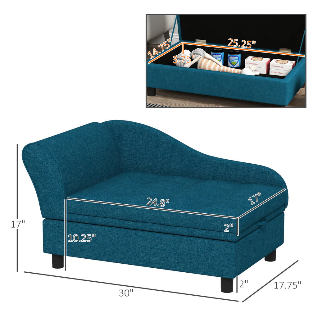 Pet Sofa for Small Dogs with Storage