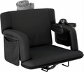 Black Reclining Stadium Seat