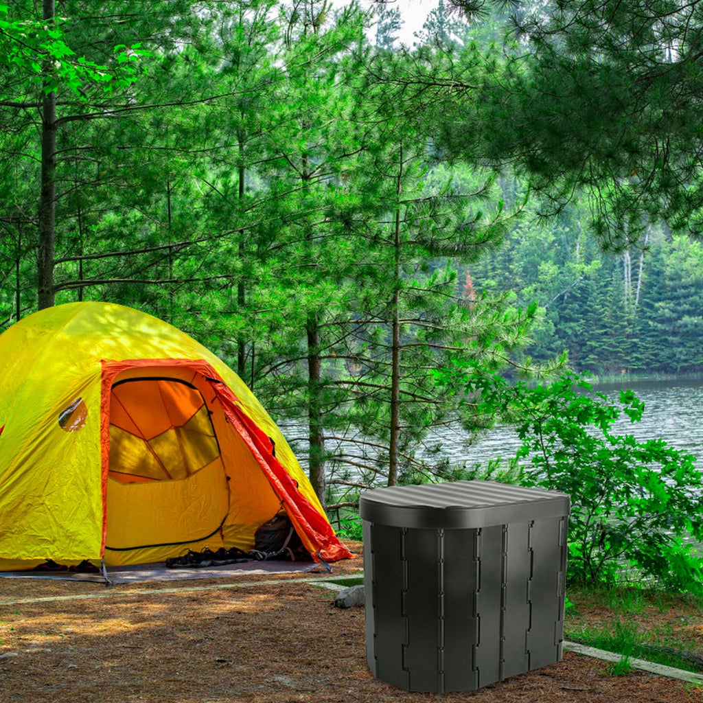 Foldable Emergency Portable Toilet For Camping