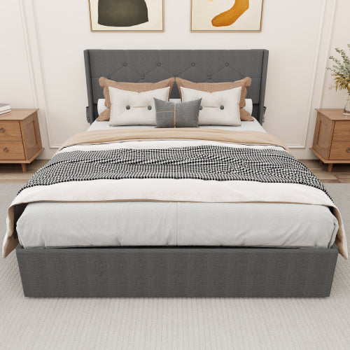 Queen Size Bed Frame With Storage
