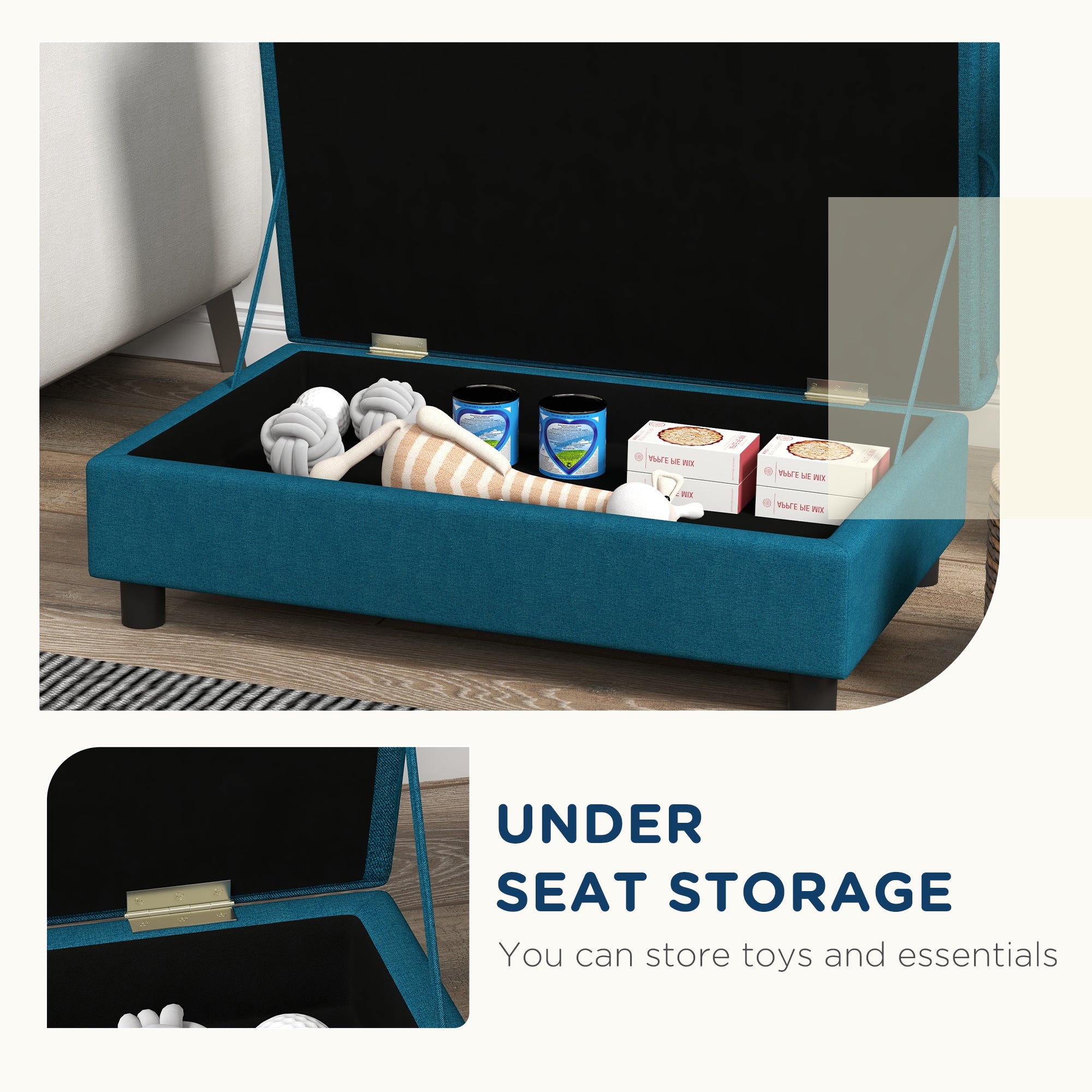 Pet Sofa for Small Dogs with Storage