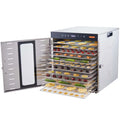 Food Dehydrator Machine, 10 Stainless Steel Trays, 1000W