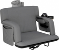 Gray Reclining Stadium Seat