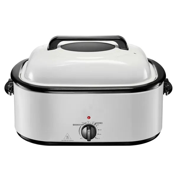 Electric Roaster Oven 26QT Electric Roasting Pan With Self-Basting Lid